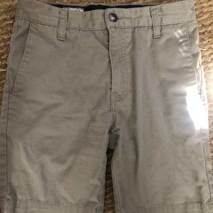 Volcom Tan Shorts - Size 14 Boys